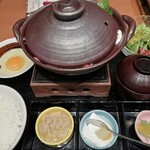 上州和牛専門店 ぐんま育ち - 上州和牛　醤油すき鍋ランチ　1580円