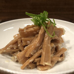 創作麺工房 鳴龍 - 「メンマ（ネギソース）」300円