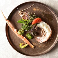 三河湾 天然赤座海老の炭火焼き