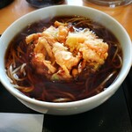 そば処 札幌菊水元町信州庵 - 料理写真:かき揚げそば　アップ