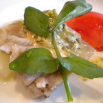 レストラン シェ・オカ - 豚足とフォアグラのテリーヌ　アップ