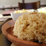 カフェ・ド・キキ - 玄米ご飯です。