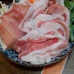 酒場戸隠 - 名物豚しゃぶ(具材)