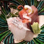 Akasaka Kikunoi - 明石の鯛　こしび　新海苔　山葵