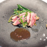 KINOE - 今日はシェフのおまかせで。メインの鴨のソテーも最高でした
