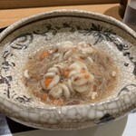 日本料理 太月 - 北海道の雲子　香箱蟹の餡掛け
