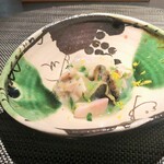 エクアトゥール - 黒鮑、 蛤、柚子