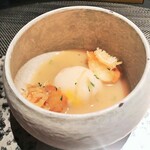 エクアトゥール - 甘鯛 海老のポワソン