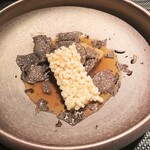 エクアトゥール - フカヒレ 黒トリュフ、おこげ