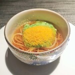 エクアトゥール - 冷麺、カラスミ