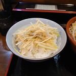 ラーメン パワースポット - 味ネギごはん、もはや定番