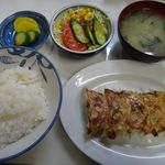 Famiri Shokudou Saitou - 餃子定食７５０円