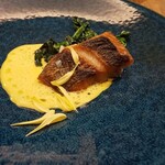 コンヴィヴィアリテ・イチノセ - 鰆のポワレ ムール貝のソース