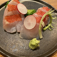 ひきざんたしざん - 下田　金目鯛のお刺身