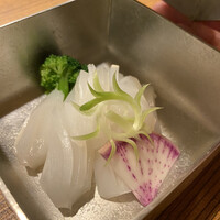 ひきざんたしざん - 三河　スミイカの刺身