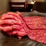 和牛焼肉KIM - 中落ちカルビ  1,650円 イチボ  1,980円