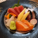 創作ダイニング 悠膳 - お刺身の盛り合わせ