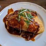 ミスターとフライパン - 特製オムライス（特製デミグラスソース添え）（1080円）