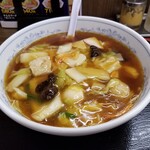 福しん - 五目あんかけラーメン。