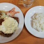 キッチンまつむら - ガッツリなポークジンジャーとチキン南蛮