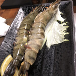 炭火焼肉 寿月 - 此方も初の海老！なかなか立派さ。