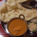 チャンダニー - Aランチ。ナンでっかい？！しかもナン食べ放題？！！