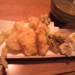 八丁堀 スミマル - アナゴ棒てんぷら。棒にならないほど野菜ももりもり乗ってるし。