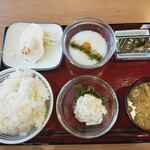 盛岡月が丘食堂 - 朝食セット（４００円）