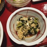 盛岡月が丘食堂 - 鯖と竹輪の和え物