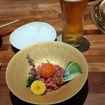 和牛 まつした - ●おまかせｺｰｽ9000+ｺｰｽﾎﾙﾓﾝ500+ﾄﾛﾀﾝﾕｯｹ2500+和牛ｼｸﾞﾚ煮500+生B 780X2+ｽﾊﾟｰｸﾘﾝｸﾞﾜｲﾝ5000=19,060円 2020年01月