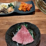 和牛 まつした - ●おまかせｺｰｽ9000+ｺｰｽﾎﾙﾓﾝ500+ﾄﾛﾀﾝﾕｯｹ2500+和牛ｼｸﾞﾚ煮500+生B 780X2+ｽﾊﾟｰｸﾘﾝｸﾞﾜｲﾝ5000=19,060円 2020年01月