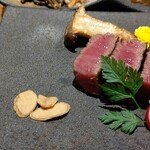 和牛 まつした - ●おまかせｺｰｽ9000+ｺｰｽﾎﾙﾓﾝ500+ﾄﾛﾀﾝﾕｯｹ2500+和牛ｼｸﾞﾚ煮500+生B 780X2+ｽﾊﾟｰｸﾘﾝｸﾞﾜｲﾝ5000=19,060円 2020年01月