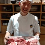 和牛 まつした - ●おまかせｺｰｽ9000+ｺｰｽﾎﾙﾓﾝ500+ﾄﾛﾀﾝﾕｯｹ2500+和牛ｼｸﾞﾚ煮500+生B 780X2+ｽﾊﾟｰｸﾘﾝｸﾞﾜｲﾝ5000=19,060円 2020年01月