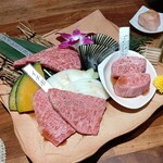 和牛 まつした - ●おまかせｺｰｽ9000+ｺｰｽﾎﾙﾓﾝ500+ﾄﾛﾀﾝﾕｯｹ2500+和牛ｼｸﾞﾚ煮500+生B 780X2+ｽﾊﾟｰｸﾘﾝｸﾞﾜｲﾝ5000=19,060円 2020年01月