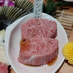 和牛 まつした - ●おまかせｺｰｽ9000+ｺｰｽﾎﾙﾓﾝ500+ﾄﾛﾀﾝﾕｯｹ2500+和牛ｼｸﾞﾚ煮500+生B 780X2+ｽﾊﾟｰｸﾘﾝｸﾞﾜｲﾝ5000=19,060円 2020年01月