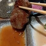 和牛 まつした - ●おまかせｺｰｽ9000+ｺｰｽﾎﾙﾓﾝ500+ﾄﾛﾀﾝﾕｯｹ2500+和牛ｼｸﾞﾚ煮500+生B 780X2+ｽﾊﾟｰｸﾘﾝｸﾞﾜｲﾝ5000=19,060円 2020年01月