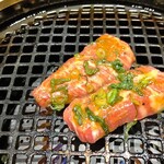 和牛 まつした - ●おまかせｺｰｽ9000+ｺｰｽﾎﾙﾓﾝ500+ﾄﾛﾀﾝﾕｯｹ2500+和牛ｼｸﾞﾚ煮500+生B 780X2+ｽﾊﾟｰｸﾘﾝｸﾞﾜｲﾝ5000=19,060円 2020年01月