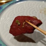 和牛 まつした - ●おまかせｺｰｽ9000+ｺｰｽﾎﾙﾓﾝ500+ﾄﾛﾀﾝﾕｯｹ2500+和牛ｼｸﾞﾚ煮500+生B 780X2+ｽﾊﾟｰｸﾘﾝｸﾞﾜｲﾝ5000=19,060円 2020年01月