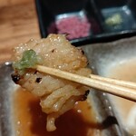 和牛 まつした - ●おまかせｺｰｽ9000+ｺｰｽﾎﾙﾓﾝ500+ﾄﾛﾀﾝﾕｯｹ2500+和牛ｼｸﾞﾚ煮500+生B 780X2+ｽﾊﾟｰｸﾘﾝｸﾞﾜｲﾝ5000=19,060円 2020年01月