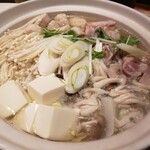 月のダイニング うさぎ - こだわりの鶏塩ちゃんこ鍋2020.01.25