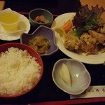 味処 井元 - 唐揚定食　1,100円