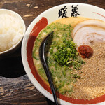 ラーメン暖暮 - ネギごまラーメン Cセット