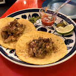 Mucho - ＊Mexican Tacos 2pcs（¥700）
            （ジャークチキン＜Jerk chicken＞）