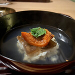 松川 - 帆立真丈、ばちこのお椀