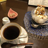 薬王寺カフェ - 料理写真:クリーム白玉と薬王寺ブレンドのセットで900円