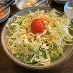 Sabou Musashino Bunko - カレーセットのサラダ
