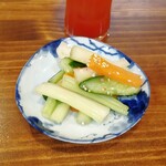 串焼き 巴 - セロリのお新香