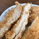 Tonkatsu Hamakatsu - チキンカツの断面