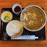 鈴木屋 - カレー南蛮セット　950円