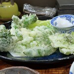 桶家乃隠居 - てんぷら早春セット